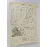 LARGE SELECTION OF APPROXIMATELY 270, CIRCA 1950s GREAT BRITAIN ORDNANCE SURVEY MAPS/SHEETS, in a