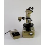 VICKERS M72 SERIES BINOCULAR POLARIZING MICROSCOPE, with four objective lenses fitted, 16 1/4" (41.