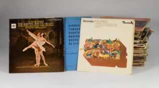 CLASSICAL VINYL RECORDS. MRAWINSKIJ - Tschaikowsky, Sinfonie nr 4, DGG, tulip labels, RED Stereo