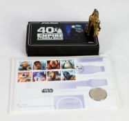 BOXED SET OF THRE STAR WARS EMPIRE STRIKES BACK LIMITED EDITION COLLECTORS COINS, No 0413 of 2495; a