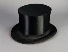 CONTINENTAL CHAPEAU CLAQUE FOLD-FLAT OPERA HAT, in Kay's of Bond St, Mayfair, London vintage