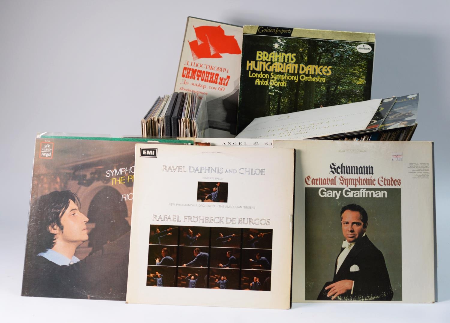 CLASSICAL VINYL RECORDS. BURGOS - Ravel, Daphnis and Chloe, HMV, ASD 2355, red semi labels. - Image 2 of 2