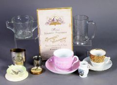 SMALL SELECTION OF ITEMS RELATING TO EXHIBITIONS IN NEW ZEALAND AND AUSTRALIA, including a pink