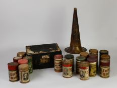 EDISON STANDARD PHONOGRAPH, in dome topped oak and oak veneered case and the ORIGINAL PART BLACK