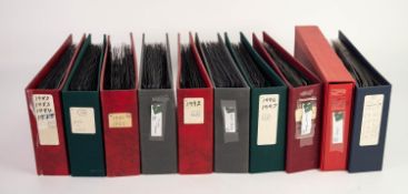 LARGE CARTON CONTAINING 18 COVER BINDERS HOUSING 370+ GB FDC?S. They range from the 1960?s to 2000