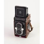 YASHICA-MAT COPAL MXV TWIN LENS REFLEX CAMERA, with Yashinon 1:3.5 f=80mm lens, No. 310581 with LENS