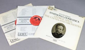 CLASSICAL VINYL RECORDS. STRAUSS - Symphonia Domestica, Szell Cleveland Orchestras, Columbia SAX