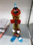 MODERN MURANO GLASS CLOWN