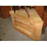 A PINE CORNER TELEVISION STAND