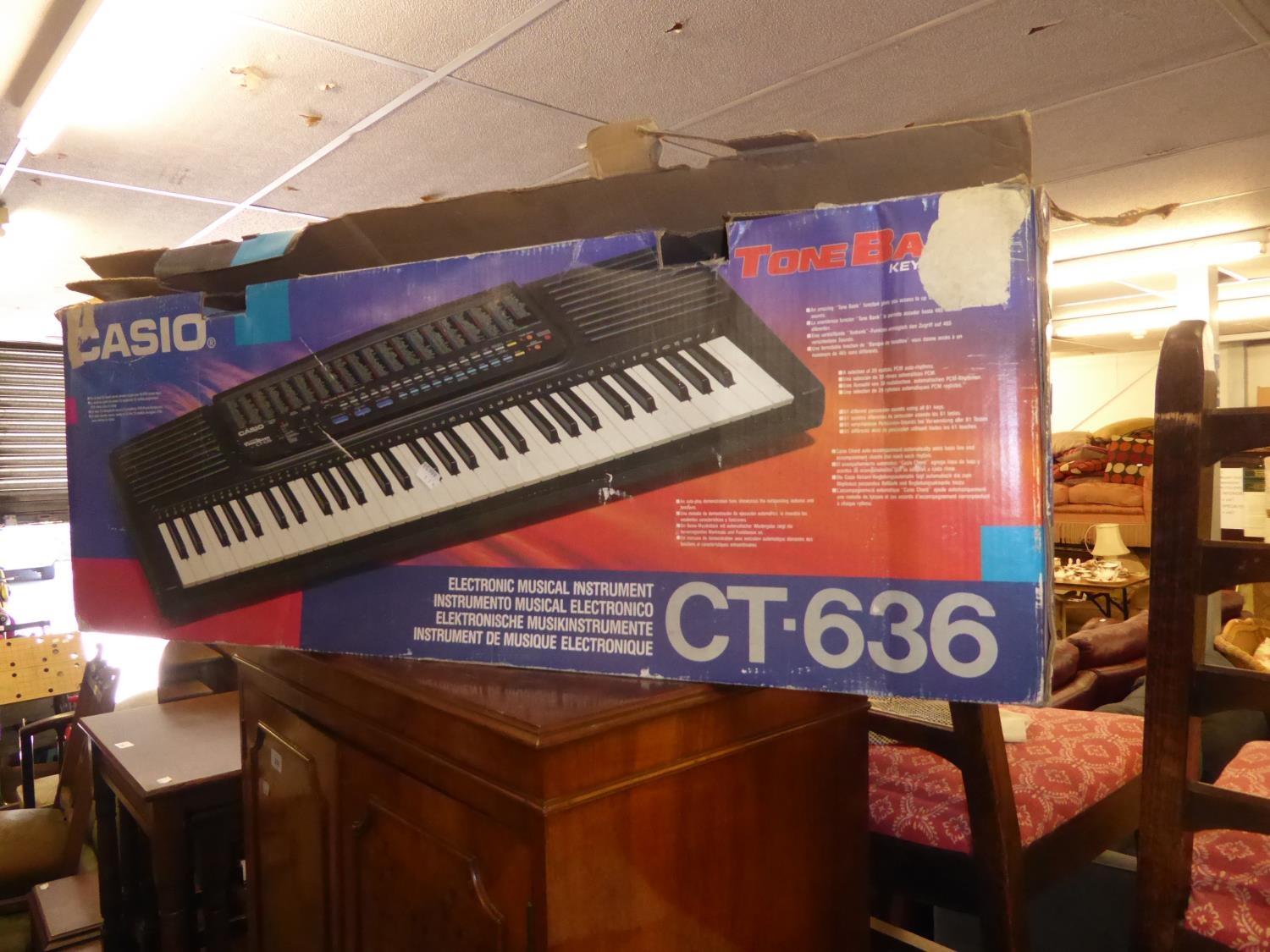 CASIO TABLE TOP ELECTRIC KEYBOARD, BOXED