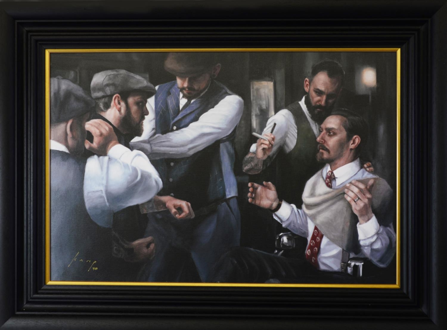 VINCENT KAMP (MODERN) ARTIST SIGNED LIMITED EDITION COLOUR PRINT ‘The Betrayal’ (7/150) with - Image 2 of 3