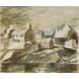 NORMAN JAQUES (1922-2014) TWO LIMITED EDITION COLOUR PRINTS ‘Moelfre Bay’, (11/15) Signed 22” x