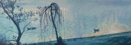 ROLF HARRIS (b.1930) ARTIST SIGNED LIMITED EDITION COLOUR PRINT ‘Mist on the Thames’ (23/195) no