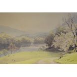 WILLIAM HEATON COOPER R.I. (1903-1995) WATERCOLOUR 'Spring Morning, Grasmere' Signed lower left