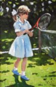 SHEREE VALENTINE DAINES (b.1959) ARTIST SIGNED LIMITED EDITION COLOUR PRINT ‘Playful Times I’ (34/