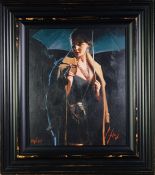 FABIAN PEREZ (b.1967) ARTIST SIGNED LIMITED EDITION COLOUR PRINT ‘November Rain’ (59/195) with