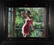 FABIAN PEREZ (b.1967) ARTIST SIGNED LIMITED EDITION COLOUR PRINT ‘Like a Cat III’ (20/195) no