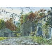 JILL M ALDERSLEY (1943-2007) WATERCOLOUR 'Hart Head, Rydal, Autumn' Signed and titled