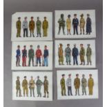 MILITARY HISTORY, MANUSCRIPT. A selection of 17 original colour illustrations by PAUL ABBOT 1930-
