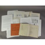 MILITARY HISTORY, MANUSCRIPT. PAUL ABBOT 1930-2020. A file titled COPYING MASTERS, housing a