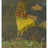 AFTER BERTA ZUCKERMANN, AGED 14 YEARS (EARLY TWENTIETH CENTURY) SECESSIONIST NURSERY COLOUR PRINT