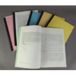 MILITARY HISTORY, MANUSCRIPT. A selection of typed manuscripts by PAUL ABBOT 1930-2020, titles to