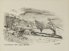 THREE MODERN ARTIST SIGNED PRINTS GLYN MARSH ‘Frome- Cheap Street’ BRIAN LEWIS ‘Ingleborough from