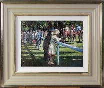 SHEREE VALENTINE DAINES (b.1959) ARTIST SIGNED LIMITED EDITION COLOUR PRINT ‘On Parade’ (100/195)