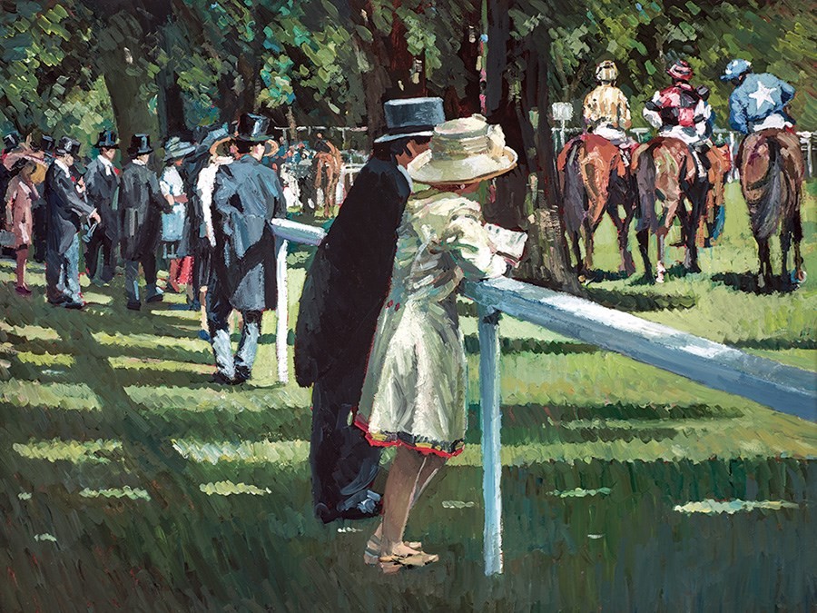 SHEREE VALENTINE DAINES (b.1959) ARTIST SIGNED LIMITED EDITION COLOUR PRINT ‘On Parade’ (100/195) - Image 2 of 2