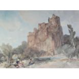 SIR WILLIAM RUSSELL FLINT LIMITED EDITION COLOUR PRINT ‘Picnic at la Roche’, (10/850) 19 ½” x