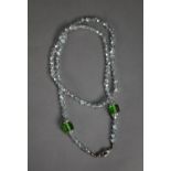 LONG CRYSTAL BEAD NECKLACE