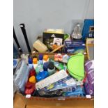 A QUANTITY OF TOILETRIES; TOOTH BRUSHES, ORAL B PRO 650 ELECTRIC TOOTH BRUSH, BOXED, AIR FRESHENERS;