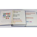 G.B. TWO BLUE LINDNER STOCKBOOKS WITH DUPLICATED USED DEFINITIVES, QV - QE11 (2)