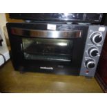 COOKWORKS BLACK CASED TABLE TOP ELECTRIC OVEN/GRILL