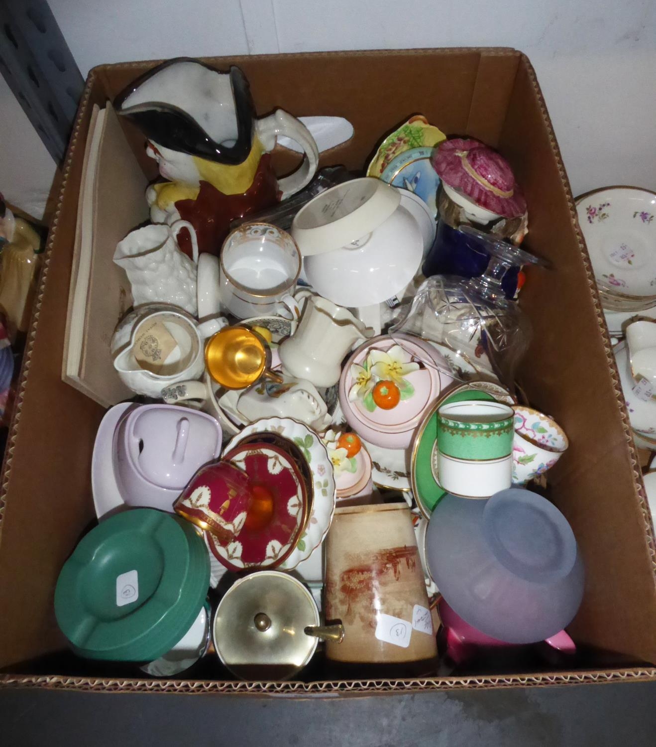 ASSORTMENT OF CHINAWARE including A TOBY JUG, ASHWORTH'S (LATE MASONS) POTTERY BOWL, A WEDGWOOD