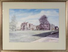 JANE CARPANINI (b.1949) PAIR OF ARTIST SIGNED LIMITED EDITION COLOUR PRINTS St. Hilda’s College,