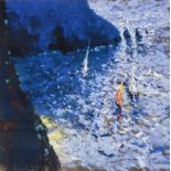 TONY ALLAIN THREE ARTIST SIGNED LIMITED EDITION COLOUR PRINTS ‘Spinnakers Up’, (54/195) ‘Offshore