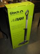 A  G-TECH AIRRAM CORDLESS UPRIGHT VACUUM CLEANER (BATTERY A.F.)