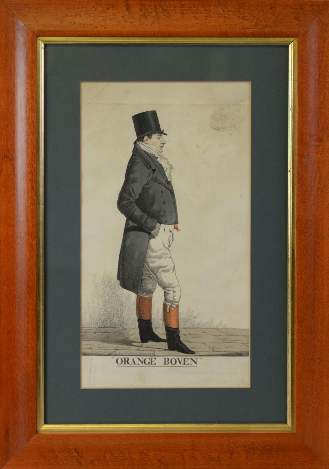 RICHARD DIGHTON (1795-1880) TWO COLOURED MALE PORTRAIT ETCHINGS ‘Orange Boven’ The other of a - Image 6 of 6
