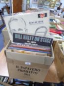 GOOD SELECTION OF VINYL RECORDS TO INCLUDE GEORGE FORMBY, NAT KING COLE, FRANK SINATRA, TOM JONES,