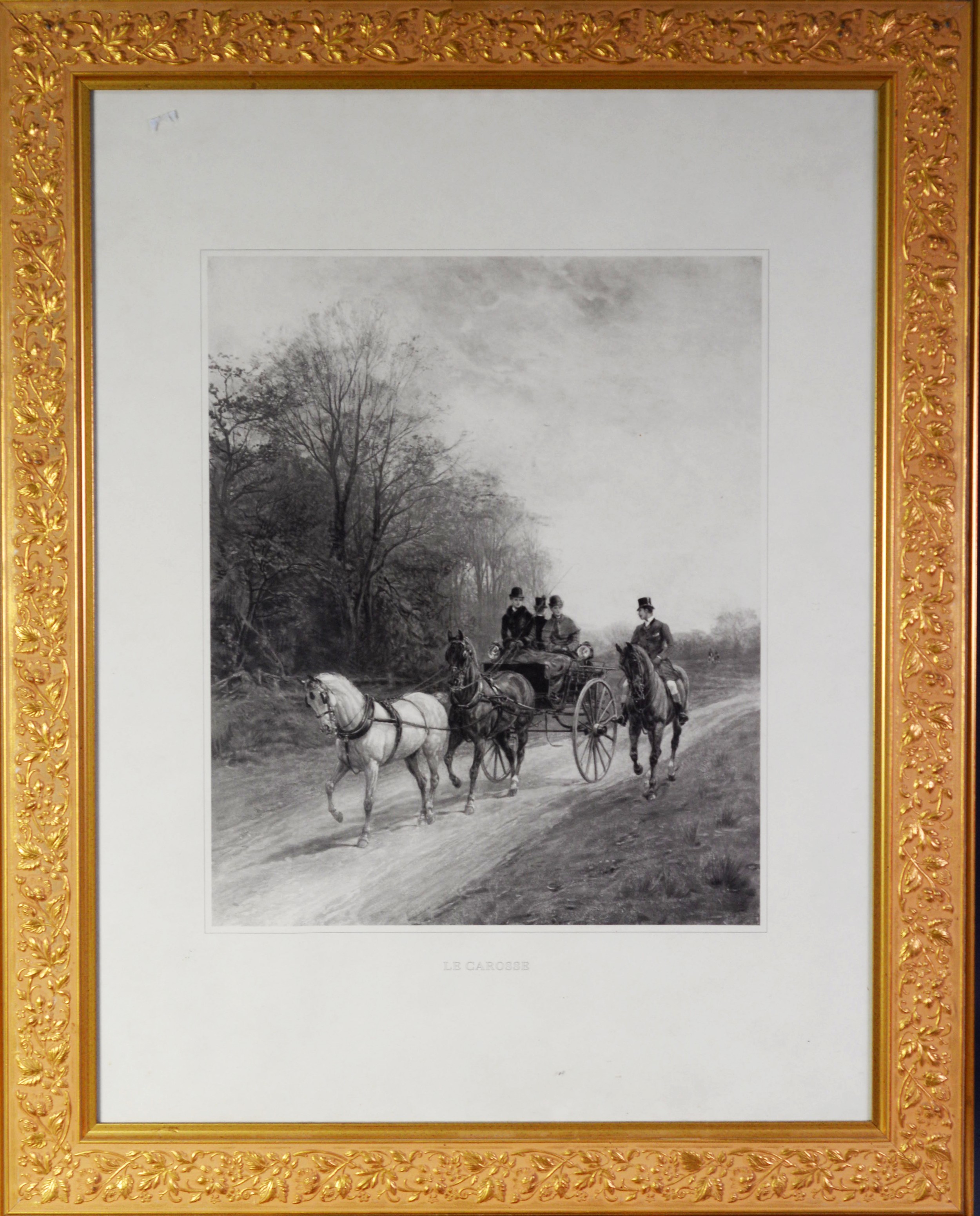 AFTER HAYWOOD HARDY REPRODUCTION PRINT FROM AN ENGRAVING ‘This Print of John Musters Esq and his - Image 6 of 6