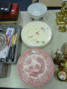 SET OF FIVE ROYAL DOULTON ‘THE COPPICE’ PATTERN DINNER PLATES AND A QUANTITY OF DINNER PLATES,