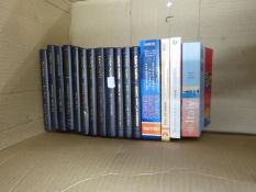 SET OF TWELVE AGATHA CHRISTIE NOVELS AND SUNDRY BOOKS, MAINLY REFERENCE BOOKS