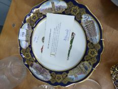 SPODE CHINA LIMITED EDITION ‘MANCHESTER PLATE’, NO. 63/500