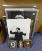 TWELVE VARIOUS PRINTS OF COMPOSERS, CONDUCTORS ETC.. (SOME ARE PHOTOGRAPHIC)