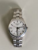 GENT'S TISSOT PR100 POWERMATIC 80 STAINLESS STEEL WRISTWATCH with automatic 23 jewels movement