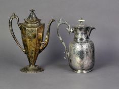 REED & BARTON USA ELEGANT 18th CENTURY STYLE ELECTROPLATED COFFEE POT, with scrolled spout and