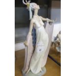 LLADRO ‘GRAND DAME’ PORCELAIN FIGURE, modelled as an elegant lady in stylised pose, 13 ¾” (35cm)