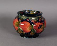 INTER-WAR YEARS WILLIAM MOORCROFT POTTERY SQUAT FORM VASE OR JARDINIERE, decorated to the exterior