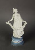 BOXED MODERN WEDGWOOD LIMITED EDITION PARIAN FEMALE FIGURE FROM THE 'DANCING HOURS' COLLECTION, No 5